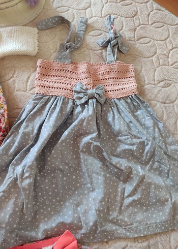 Kız Çocuk Bohem Tarz Örgü Hırka - Görsel 4