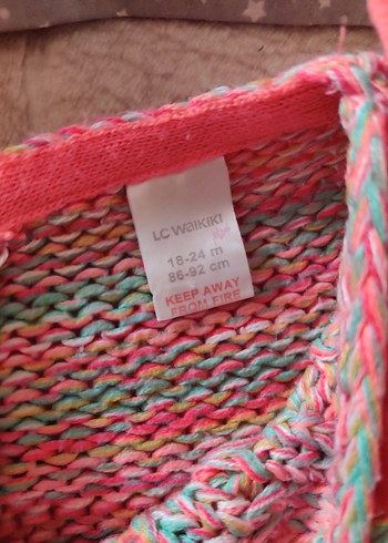 Kız Çocuk Bohem Tarz Örgü Hırka - Görsel 6