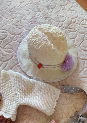 Kız Çocuk Bohem Tarz Örgü Hırka - Görsel 3