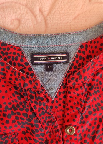 Kırmızı kiz cocuk elbisesi - Görsel 4