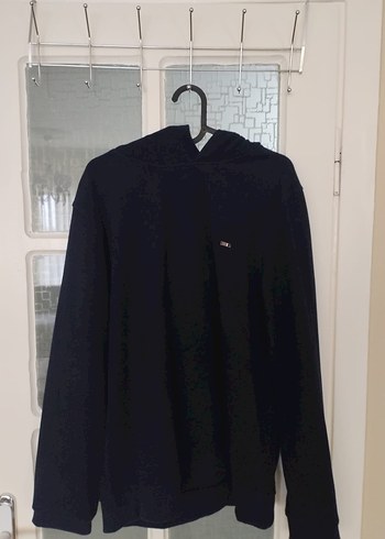 Erkek PoloAssın Lacivert Kapüşonlu Polar Sweatshirt