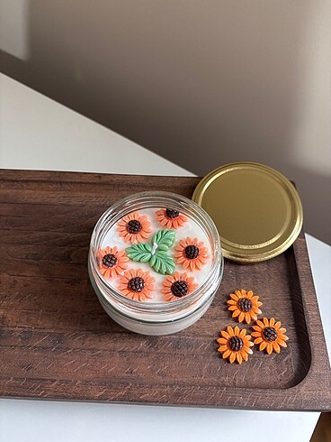 Ayçiçekli Soya Mum - Görsel 5