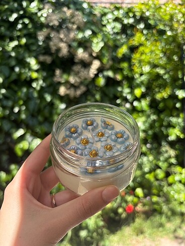 Mavi Papatya Soya Mum - Görsel 5