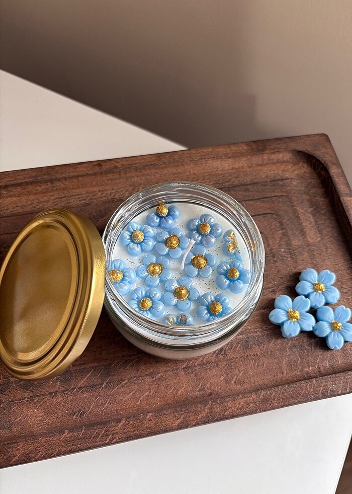 Mavi Papatya Soya Mum - Görsel 2