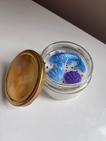 Okyanus Temalı Kokulu Soya Mum - Görsel 5