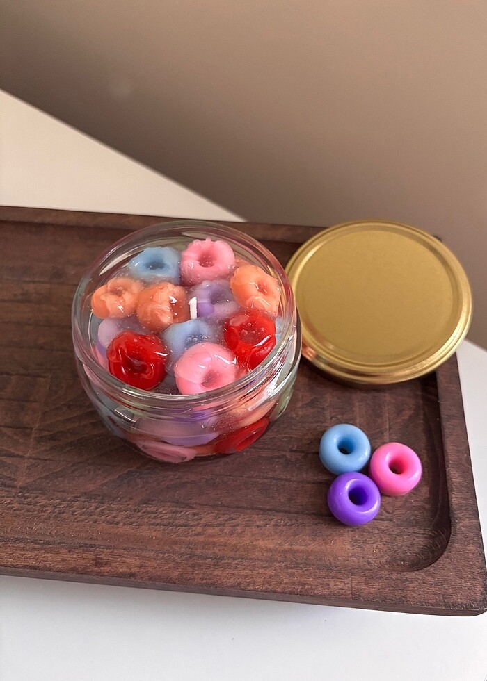 Kavanozda doğal soya mum - Görsel 3