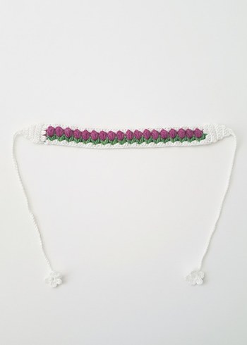 Lale modeli,çok renkli saç bandı. - Görsel 5