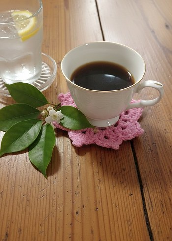 i El Örgüsü bardak altlığı,kahve fincan altlığı - Görsel 2