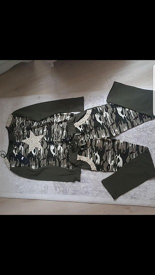 kamuflaj desen esoftman takımı 