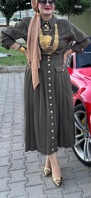 Haki elbise