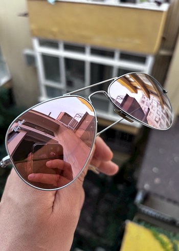 Pembe Aynalı RayBan 3025 Aviator Kadın Güneş Gözlüğü