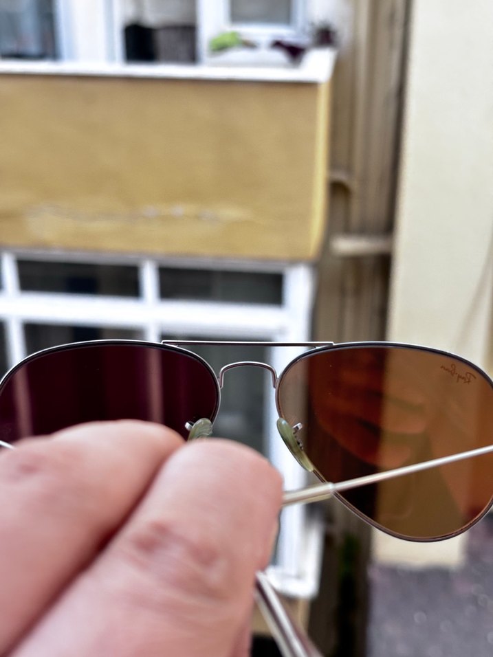 Pembe Aynalı RayBan 3025 Aviator Kadın Güneş Gözlüğü - Görsel 2