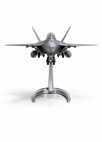 Gri Model Uçak Seti f-22 Raptor Model - Görsel 3