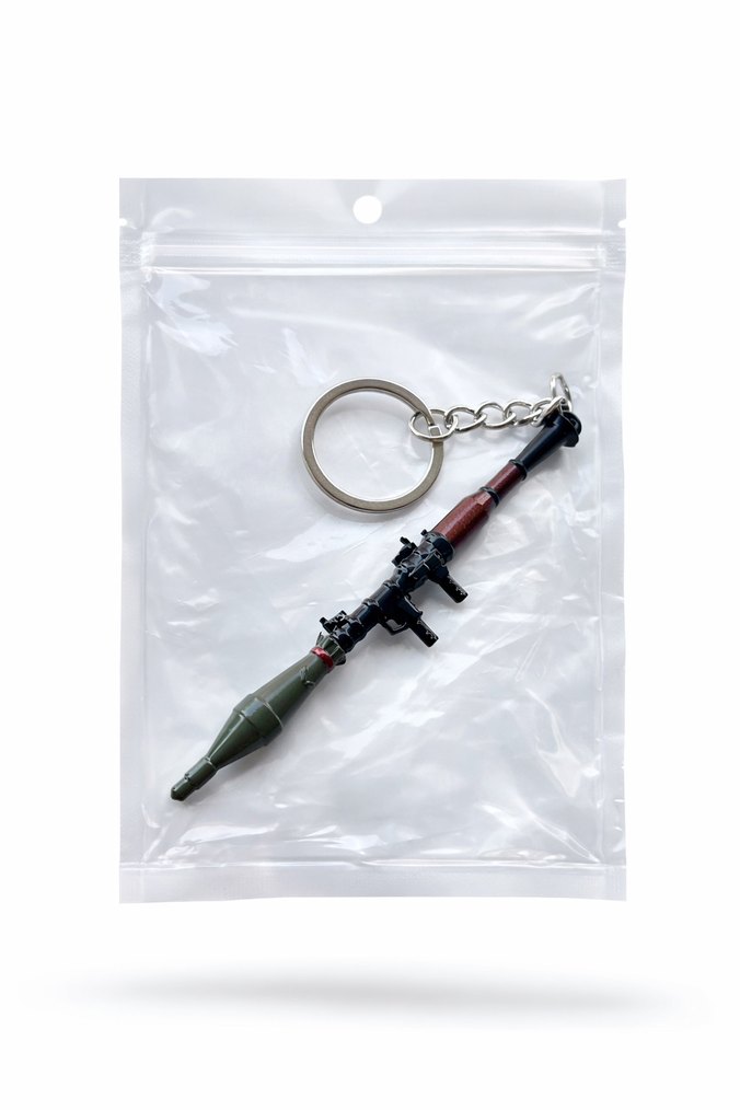 Erkek Roket Model Anahtarlık - Haki Renk - Görsel 2