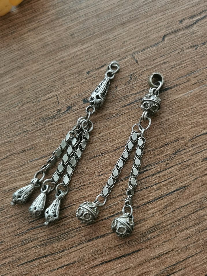 925 Ayar Osmanlı Tespih Püskülü - Görsel 2