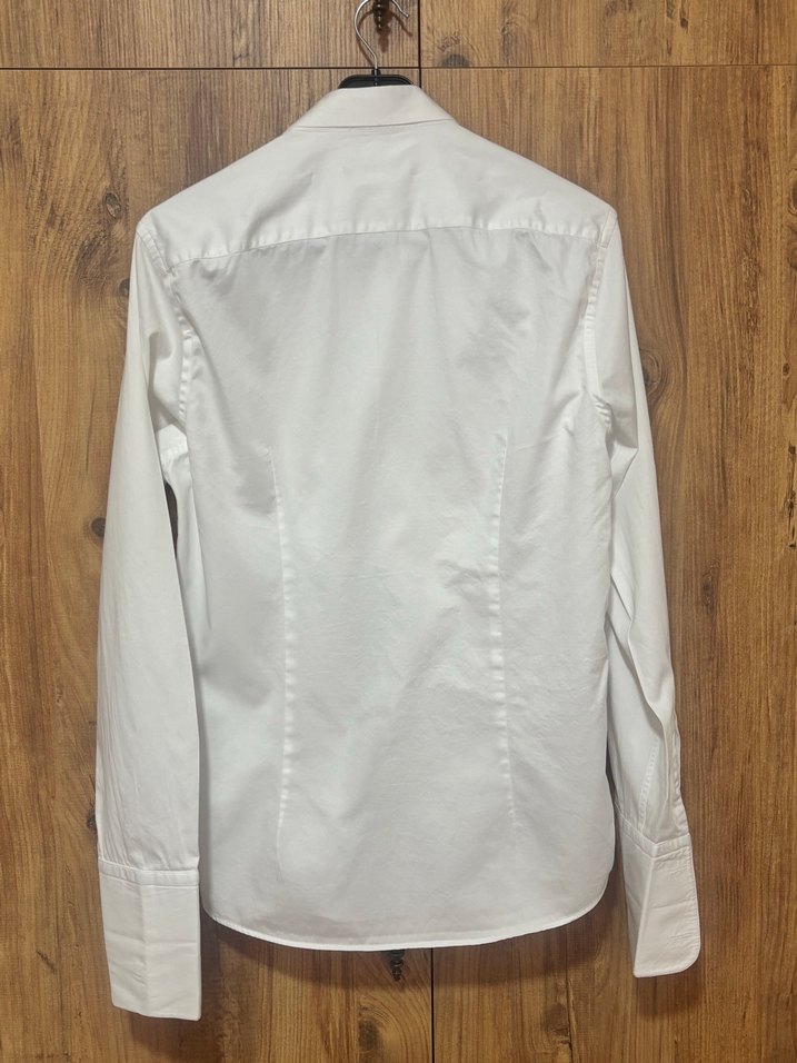 Avva Erkek Beyaz Pamuklu Uzun Kollu Smokin Gömlek - Görsel 3