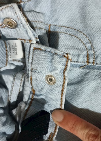 Erkek Çocuk Bej Denim Pantolon - Görsel 4