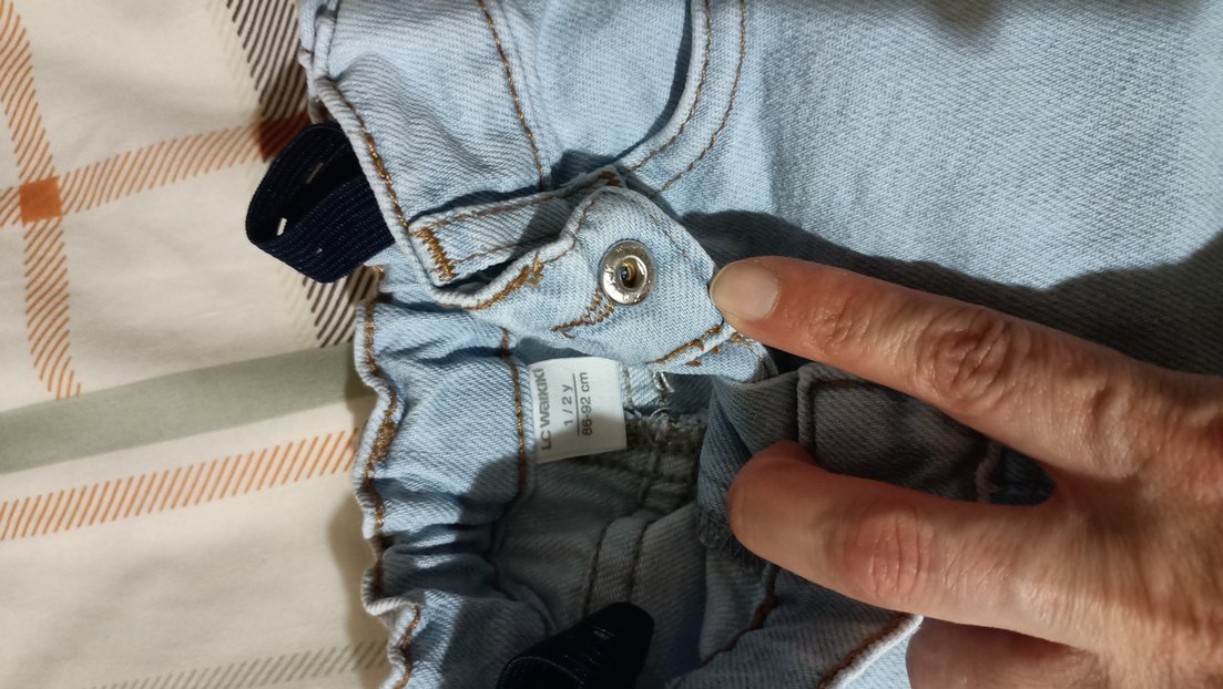 Erkek Çocuk Bej Denim Pantolon - Görsel 2