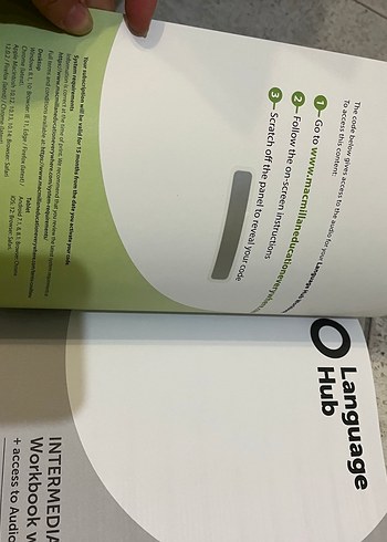  Beden Macmillan Education Language Hub B1+ Set