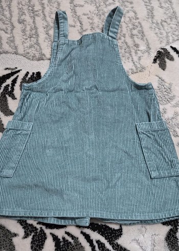 Kız Çocuk kadife Elbise - Görsel 2