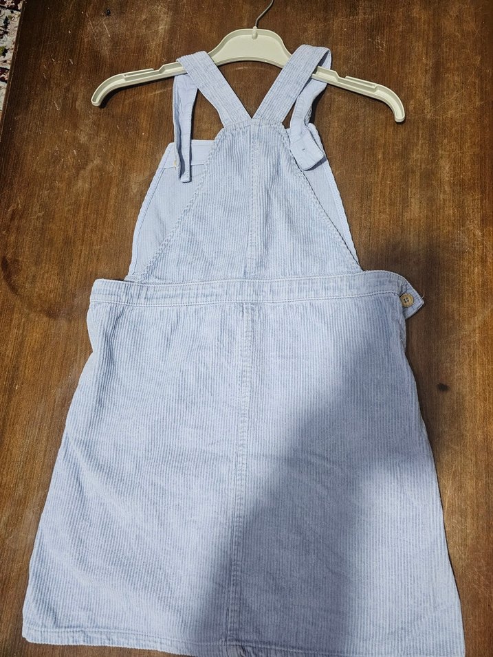 Kız Çocuk Askılı kadife elbise - Görsel 3