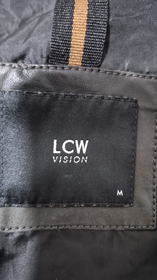 Erkek Siyah Deri Ceket - Görsel 3