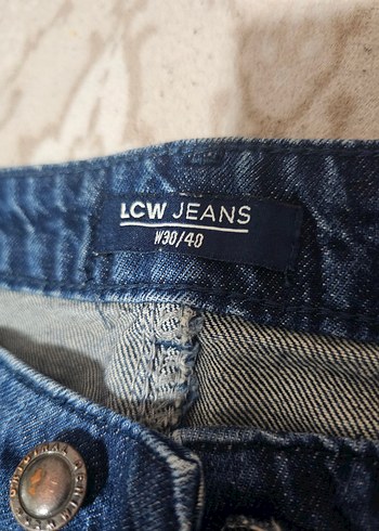 Kadın Lacivert Bol Kesim Kot Pantolon - Görsel 2