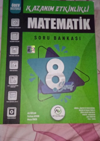 8. Sınıf Matematik Kazanım Etkinlikli Soru Bankası
