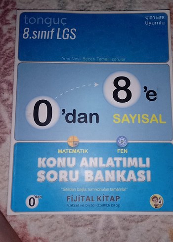 Tonguç 8. Sınıf LGS Sayısal Soru Bankası