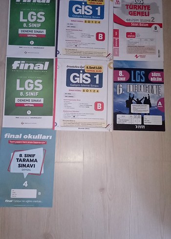 8. Sınıf LGS Deneme ve Tarama Sınavları Seti