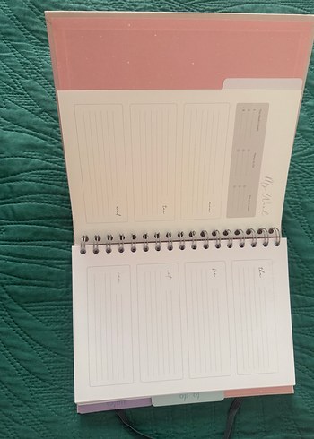  Beden Renk Victoria's Journals A5 Spiralli Süresiz Ajanda