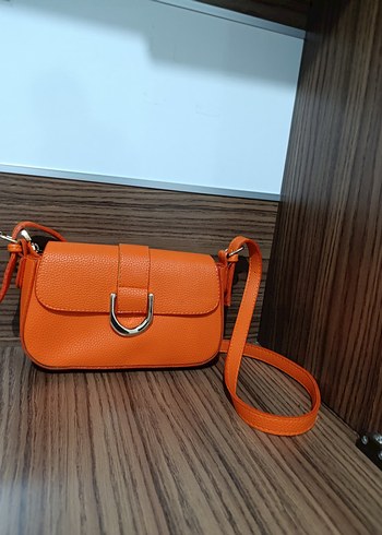 Turuncu Kadın Çanta Tokalı - Görsel 3