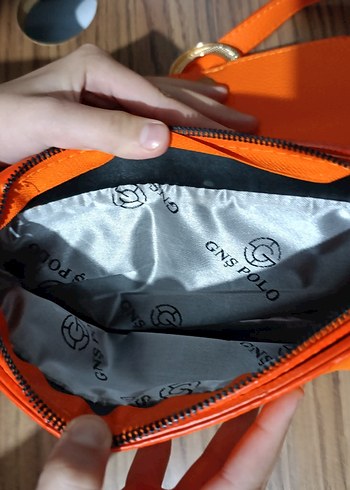 Turuncu Kadın Çanta Tokalı - Görsel 4