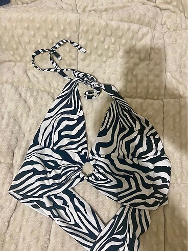 s Beden zebra desenli bluz