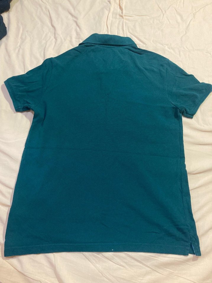 Erkek Yeşil Polo Yaka Kısa Kollu Tişört - Görsel 2