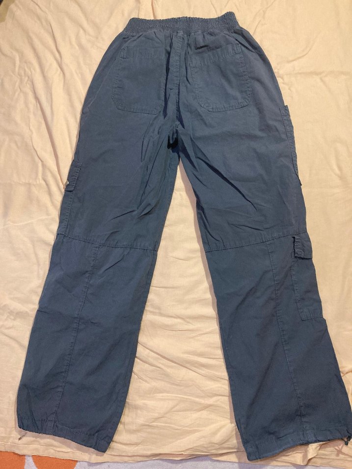 Kadın Antrasit Paraşüt Kargo Pantolon - Görsel 2