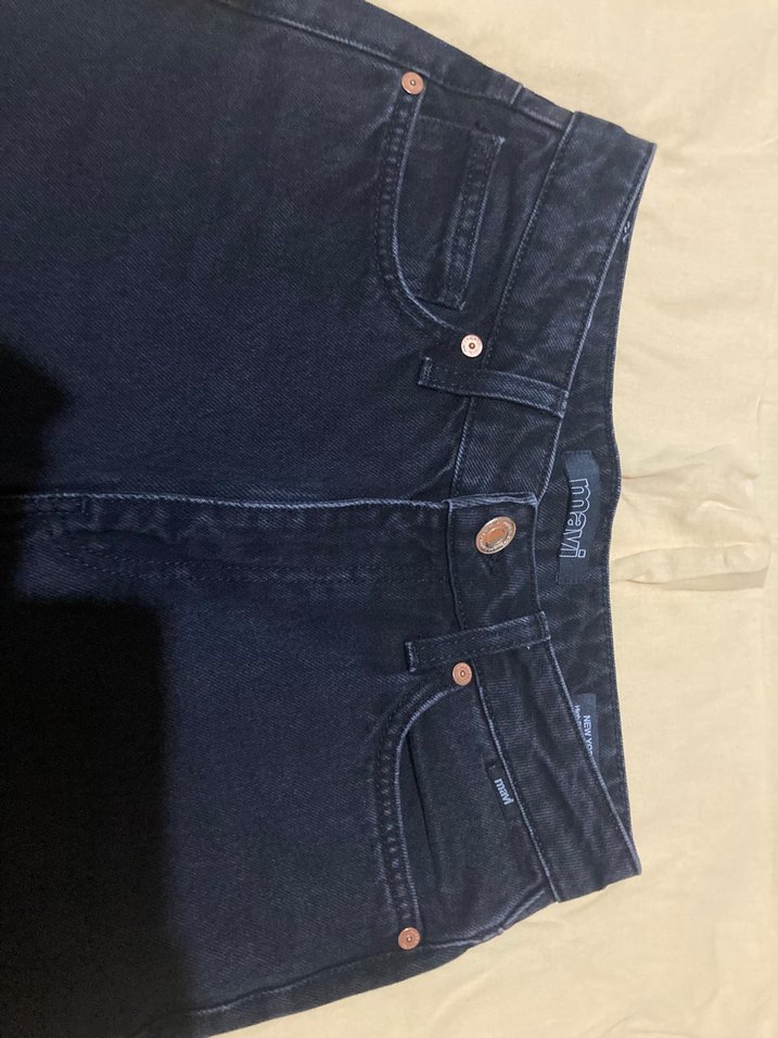 Kadın Siyah Straight Fit Pantolon - Görsel 2