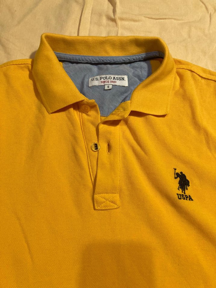 Sarı Erkek Polo Tişört - Görsel 2