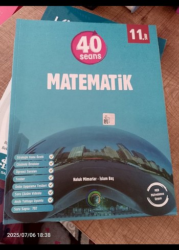 40 Seans Matematik 11. Sınıf Soru Bankası