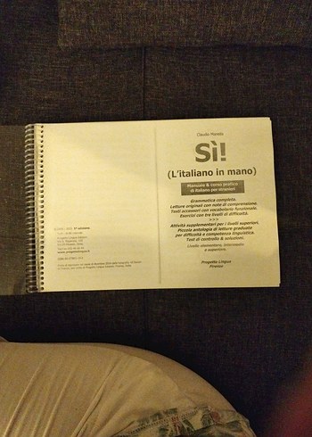 Si! (L'italiano in mano) - İtalyanca Öğrenme Kitabı