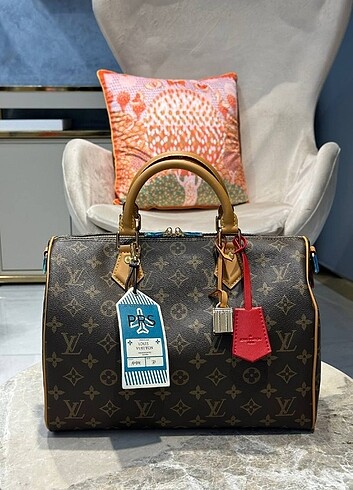Beden kahverengi Renk Louis vuitton Speedy soft 30 (Premium)