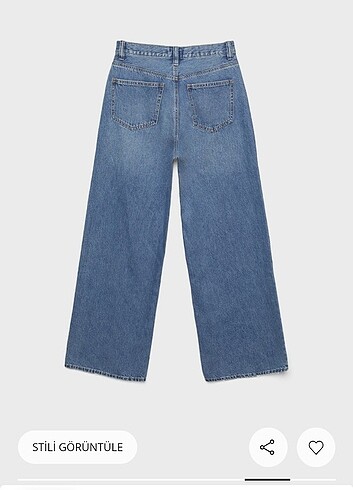 36 Beden Stradivarius PENSLİ STRAİGHT FİT JEAN