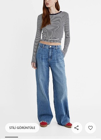 Stradivarius PENSLİ STRAİGHT FİT JEAN