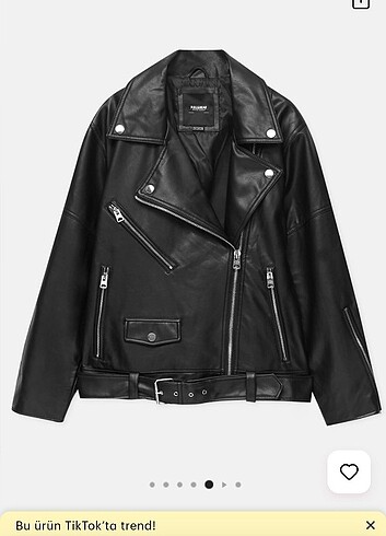 Pull and Bear Pull and bear deri ceket