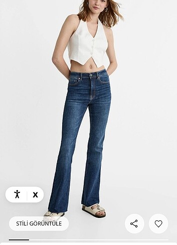 Stradivarius Stradivarius d74 kot pantolon