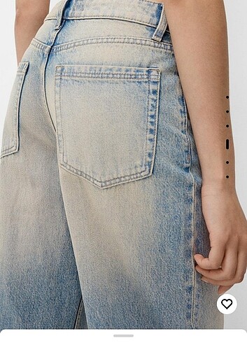 44 Beden mavi Renk Bershka baggy