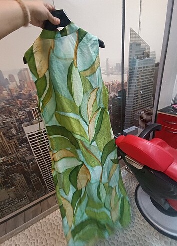xl Beden yeşil Renk Massimo dutti elbise 