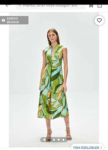 Massimo dutti elbise 