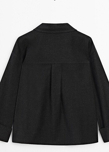 Massimo dutti 0 yün kumaş blazer - Görsel 6