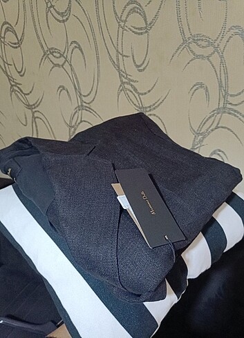 Massimo dutti 0 yün kumaş blazer - Görsel 8